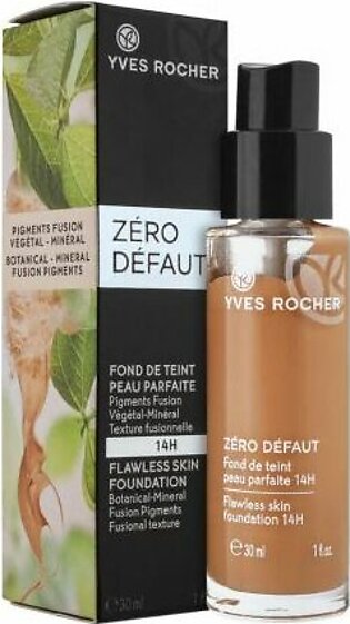 Yves Rocher Zero Default Flawless Skin 14H Foundation, 200 Dore