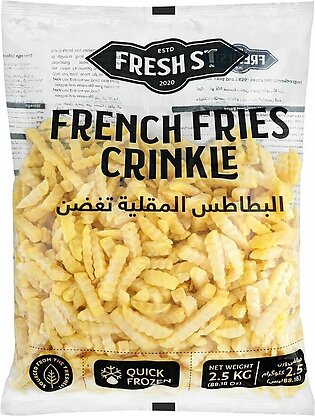 Fresh Street French Fries Crinkle, 2.5 KG