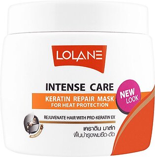 Lolane Intense Care Heat Protection Keratin Repair Hair Mask, 200g