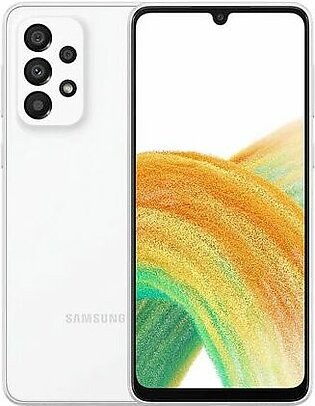 Samsung Galaxy A33 8GB/128GB Smartphone, Awesome White