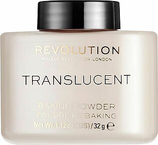 Makeup Revolution Translucent Baking Powder, 32g