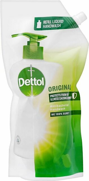 Dettol Original Antibacterial Liquid Hand Wash, Refill Pouch, 750ml