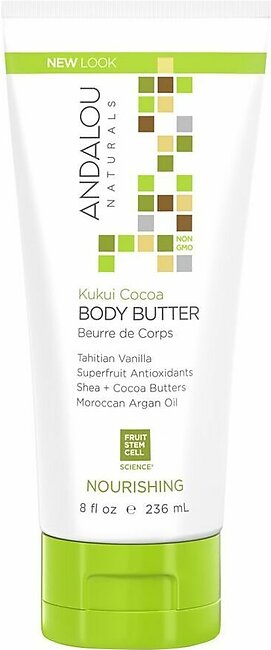Andalou Kukui Cocoa Body Butter 236ml