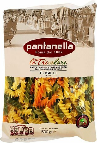 Pantanella Tricolor Fusilli Pasta, No. 58, 500g