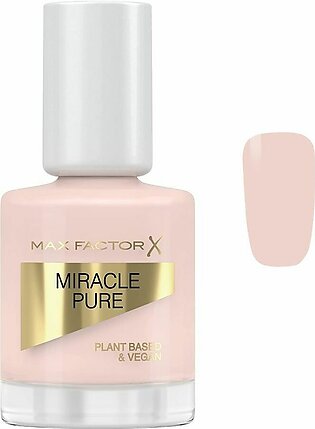 Max Factor Miracle Pure Plant Based & Vegan Nail Polish 12ml, 205, Nude Rose