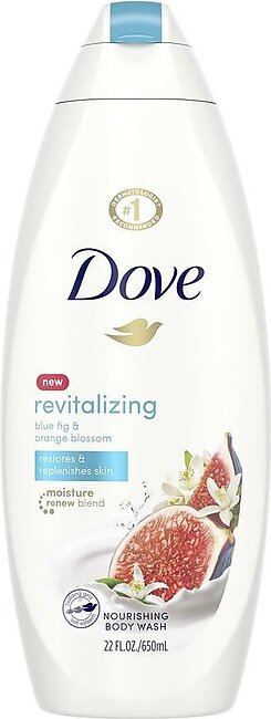 Dove Revitalizing Blue Fig & Orange Blossom Nourishing Body Wash, 650ml