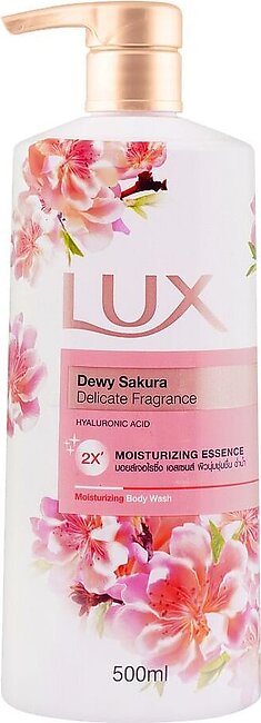 Lux Dewy Sakura Delicate Fragrance Moisturizing Body Wash, 500ml