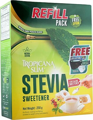 Tropicana Slim Stevia Sweetener, Refill Pack, 250g
