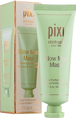 Pixi Skintreats Ginseng & Sea Salt Glow Mud Deep Purifying Face Mask, 45ml