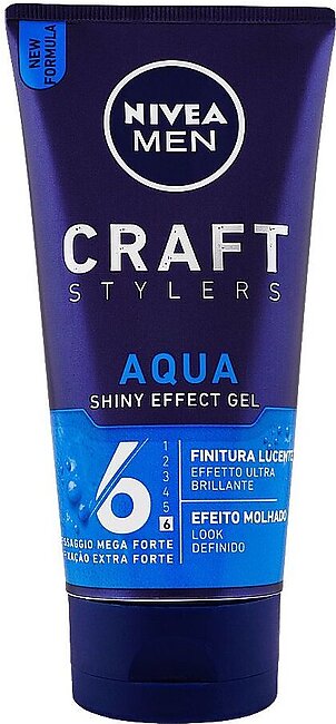 Nivea Men Craft Stylers Aqua Shiny Effect 6 Styling Gel, 150ml