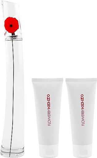 Kenzo Flower By Kenzo Set For Women, Eau De Parfum, 100ml + Eau De Parfum En Lait, 75ml + Shower Cream, 75ml
