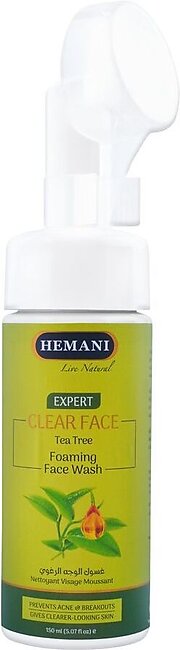 Hemani Expert Clear Face Tea Tree Foaming Face Wash, 150ml