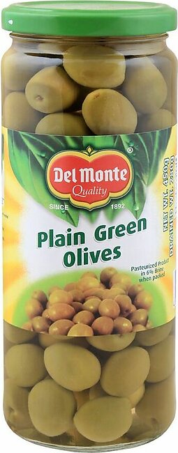 Delmonte Plain Green Olives, 450g