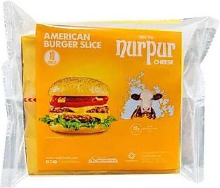 Nurpur American Burger Cheese Slice, 10-Pack