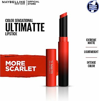 Maybelline New York Color Sensational Ultimate Matte Lipstick, 299 More Scarlet