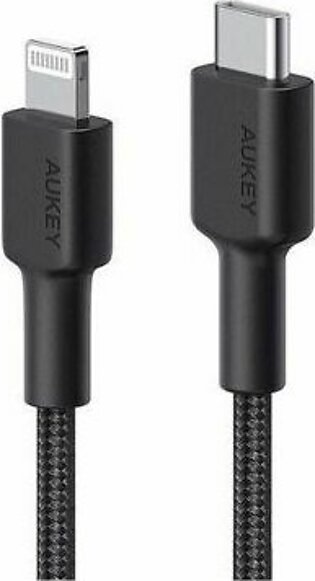 Aukey USB-C To Lightning Cable, 2m/6.6ft, CB-CL03