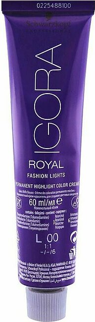 Schwarzkopf Igora, L-00 Natural Extra, Royal Fashion Light Hair Color