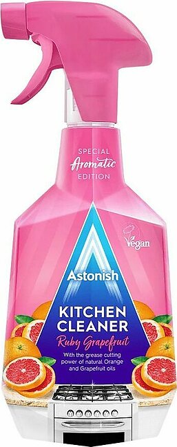 Astonish Kitchen Cleaner, Ruby Grapefruit, Trigger, 750ml