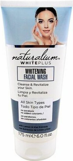 Naturalium White Plus Whitening Facial Wash, All Skins Types, 175ml
