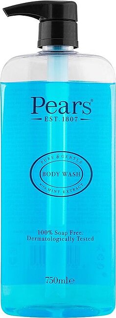 Pears Pure & Gentle Mint Extract Body Wash, 750ml