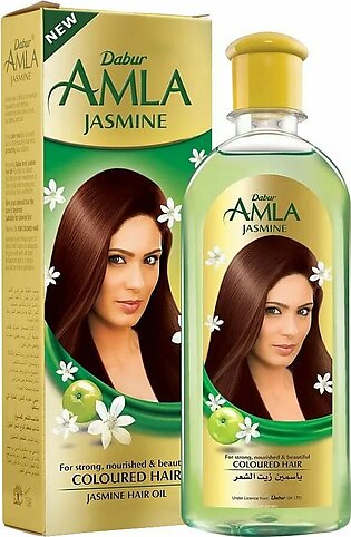 Dabur Amla Jasmine Hair Oil, For Strong, Nourished & Beautiful Colored Hair, 200ml