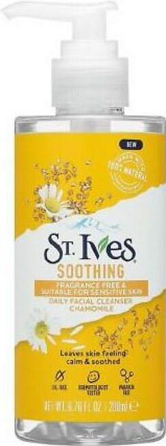 St. Ives Soothing Chamomile Daily Facial Cleanser, Paraben & Oil Free, 200ml