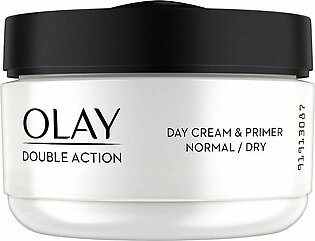 Olay Double Action Day Cream & Primer, Normal/Dry Skin, 50ml