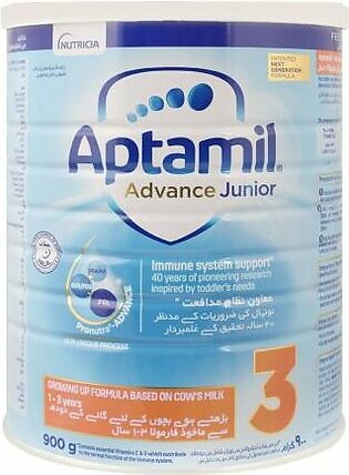Aptamil Advance Junior No. 3, Growing Up Formula, 1-3 Years, 900g