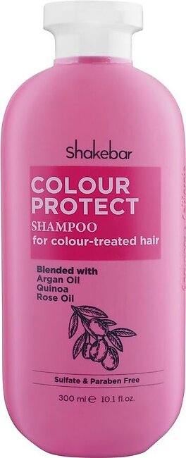 Shakebar Colour Protect Sulfate & Paraben Free Shampoo, For Color-Treated Hair, 300ml