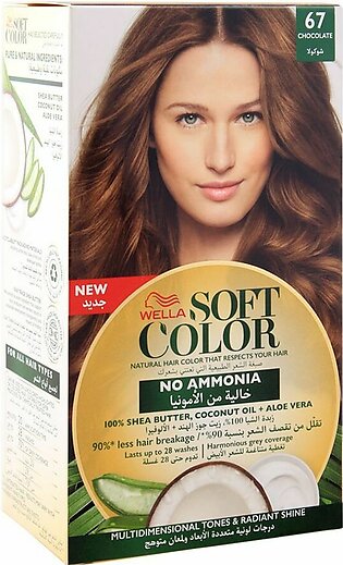 Wella Soft Color No Ammonia Hair Color, 67 Chocolate