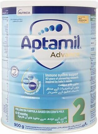 Aptamil Advance No. 2, Follow On Formula, 6-12 Months, 900g