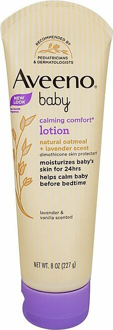 Aveeno Baby Calming Comfort Natural Oatmeal + Lavender Scent Lotion, 227g