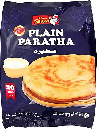 MonSalwa Plain Paratha, Family Pack, 20-Pack