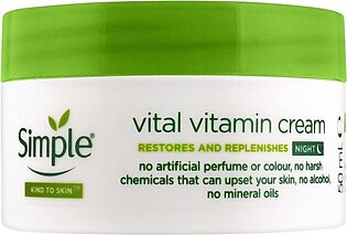 Simple Vital Vitamin Night Cream, 50ml