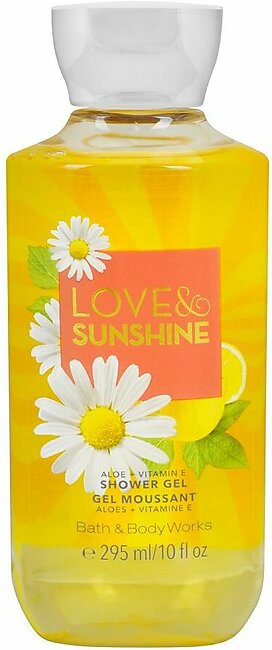 Bath & Body Works Love & Sunshine Aloe & Vitamin E Shower Gel, 295ml