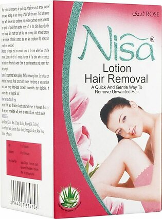 Nisa Rose Hair Removal Lotion, 120ml