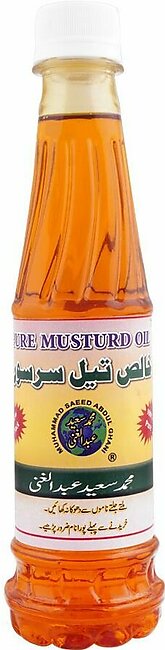 Muhammad Saeed Abdul Ghani Pure Mustard Hair Oil, Medium