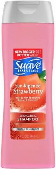 Suave Essentials Sun-Ripened Strawberry Energizing Shampoo, 443ml