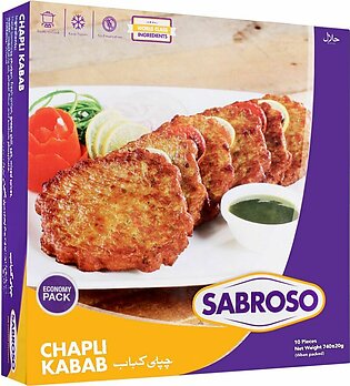 Sabroso Chicken Chapli Kabab, 10 Pieces, 740g