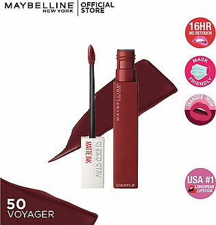 Maybelline New York Superstay Matte Ink Lipstick, 50 Voyager