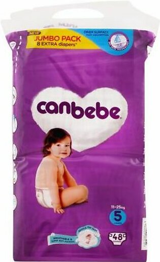 Canbebe Baby Diapers Jumbo, No. 05, 11-25 KG, 48-Pack