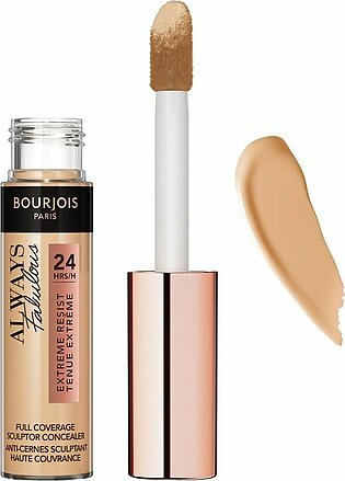 Bourjois Always Fabulous 24H Extreme Resist Full Coverage Concealer, 100 Ivory