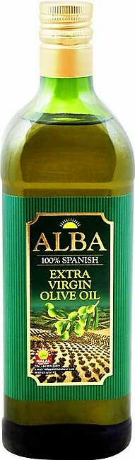 Alba 100% Spanish Extra Virgin Olive Oil, 1 Liter, Bottle
