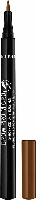 Rimmel Brow Pro Micro 24Hr Precision Stroke Pen, 002 Honey Brown