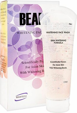 Beads Whitening Face Wash, For Asian Skin, 120ml