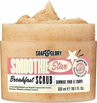 Soap & Glory Smoothie Star Breakfast Scrub, Scented With Almond & Caramel, 300ml