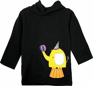 The Nest Circus Long Sleeve T-Shirt Hoodie, Anthracite