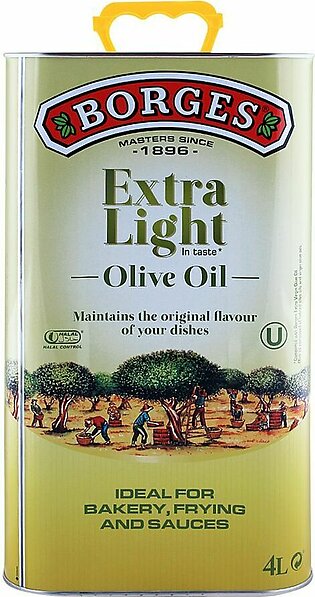 Borges Olive Oil Extra Light 4000ml Tin