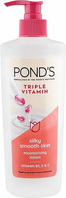 Pond's Triple Vitamin Silky Smooth Skin Moisturising Lotion, 400ml