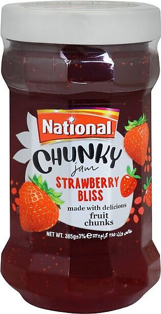 National Chunky Strawberry Bliss Jam, 385g